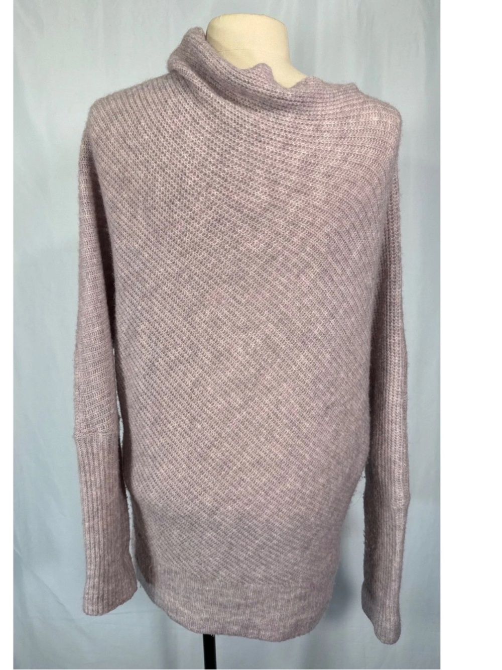 Moth Anthropologie Wool Blend Oversized Batwing Sweater Cozy Made in Italy M
